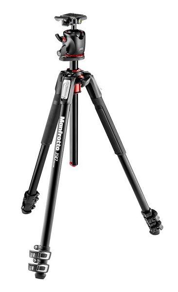 حامل ثلاثي القوائم من مانفروتو 190 من الألومنيوم بثلاثة أقسام ورأس كروي XPRO (MK190XPRO3-BHQ2)