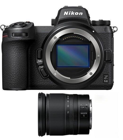 كاميرا نيكون Z6 II بدون مرآة هيكل فقط + عدسة نيكون Z 24-70 مم f/4 S