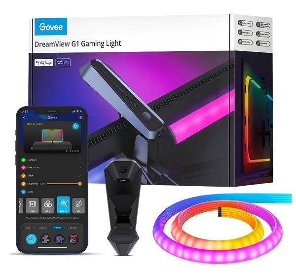 جوفي دريم فيو باكج: 1 شريط إضاءة نيون 140سم + كاميرا العاب (H604B)