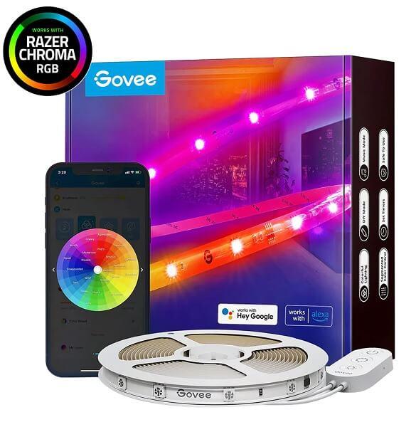 جوفي شريط إضاءة LED بلوتوث مع طبقة حماية (5 متر) (H619A)