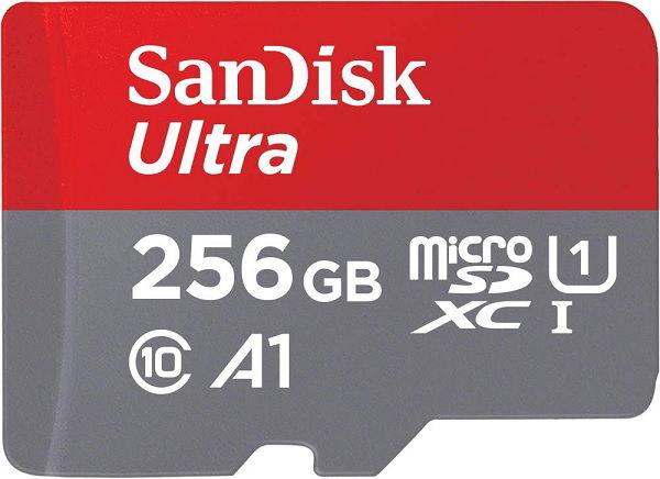 سانديسك بطاقة ذاكرة Ultra microSD سعة 256 جيجابايت (SDSQUAC-256G-GN6MN)