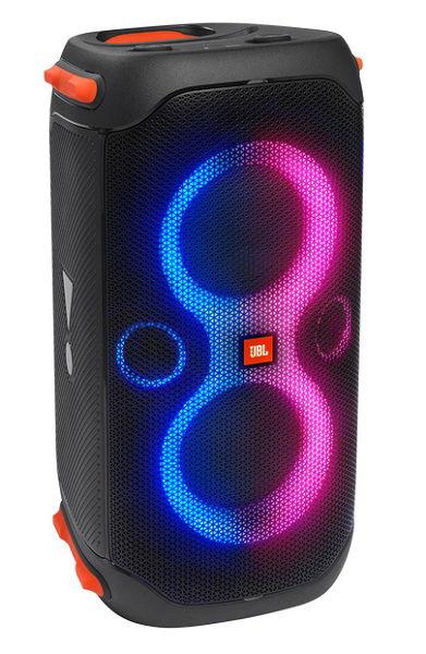مكبر صوت JBL Partybox 110 المحمول للحفلات، صوت قوي بقوة 160 واط، إضاءة مدمجة، مقاوم للرذاذ، جهير قابل للتعديل، تجربة سمعية بصرية غامرة، بطارية تدوم 12 ساعة، مدخل ميكروفون/جيتار، منفذ USB، JBLPARTYBOX110UK