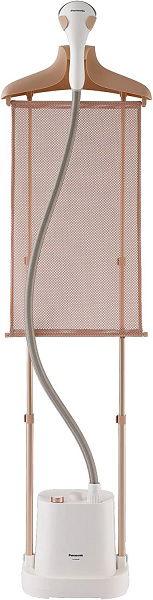 Panasonic Garment Steamer, 2140W, 2L Tank, 50G/Min, Dual Poles, Fabric Board, 3D Hanger, NI-GWE080, White