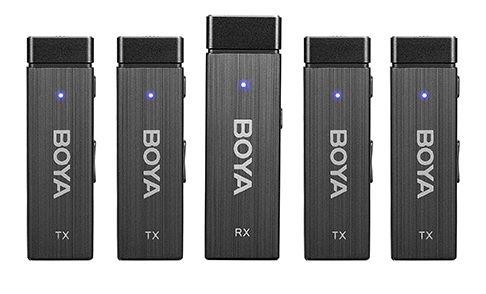 بويا ميكرفون لاسلكي 2.4GHz صغير الحجم (BY-W4)