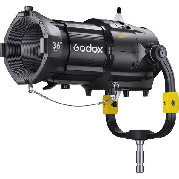 مجموعة ملحقات تسليط الضوء Godox Knowled Projection مع عدسة بزاوية 36° لطراز MG1200Bi، GP36K