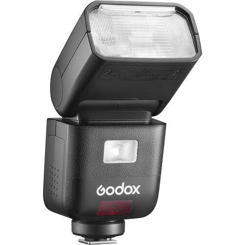 فلاش Godox Ving TTL المثبت على الكاميرا لكاميرات نيكون، أسود، V480N