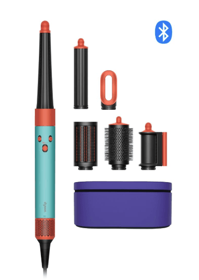 Dyson Airwrap Multi-Styler & Dryer Straight & Wavy,1300 Watts, Bluetooth Enabled, 3 Settings, Hot & Cold Function, for Perfect Curls HS08-8936, Ceramic Patina/Topaz