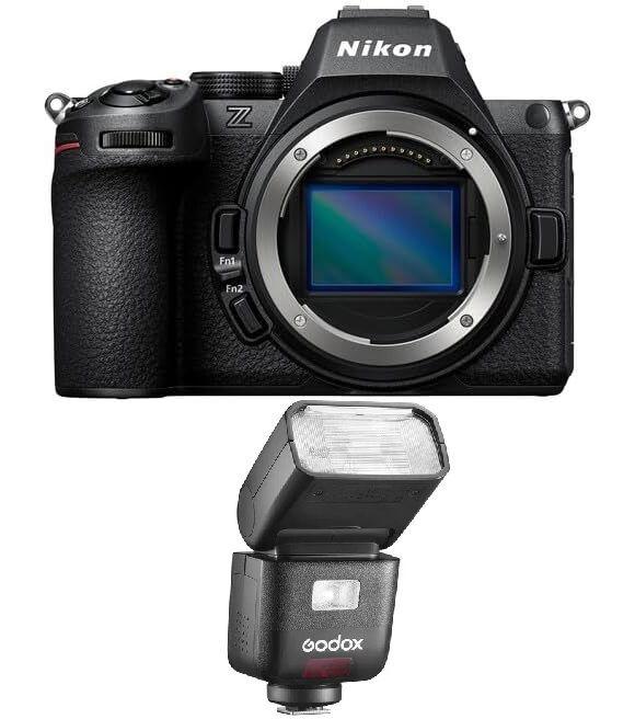 Nikon Z5 II Full-Frame Mirrorless Camera Body, VOA170AM + Free Gift Godox Ving TTL On-Camera Flash for Nikon, V480N