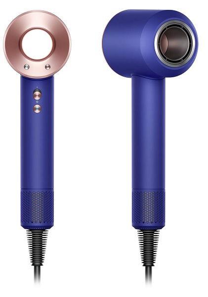 Dyson Supersonic™ Hair Dryer, 1600W, Intelligent heat control, Five Styling Attachments, 4 Precise Heat Settings, HD07, Vinca Blue/Rosé