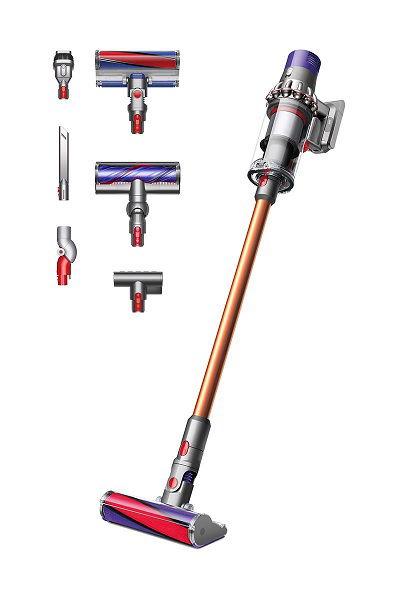 Dyson V10 Absolute Cordless Vacuum Cleaner, 525W, 0.76L, Powerful suction, Up to 60 min Run Time, Three power modes, SV27, Copper/Nickel