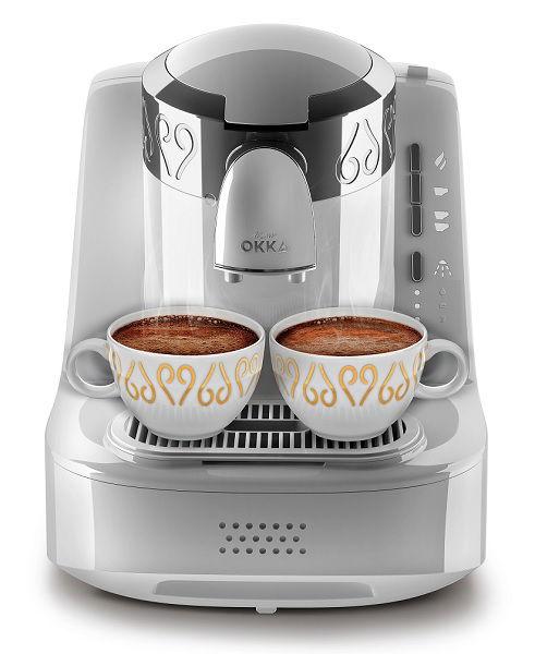 ARZUM OKKA Turkish Coffee Machine OK002 (OK002-WHITE CHROME)