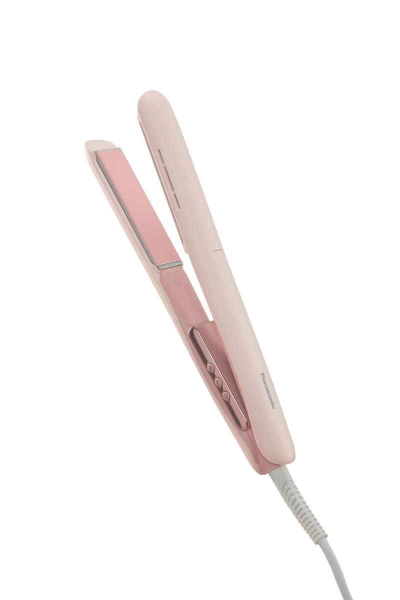 Panasonic 2-way Ionic Hair Electric Straightener and Curler, 6 Temperature Settings, 3D Ionic Function, EH-HV31-P422, Sakura