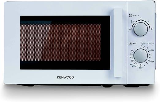 Kenwood Microwave, 700W, 20L, Grill, 5 Power Levels, Defrost Function, 35 Minutes Timer, MWM20.000WH, White