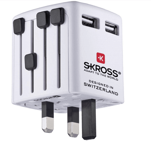 (1.30232) سكروس شاحن مع 2 × يو اس بي