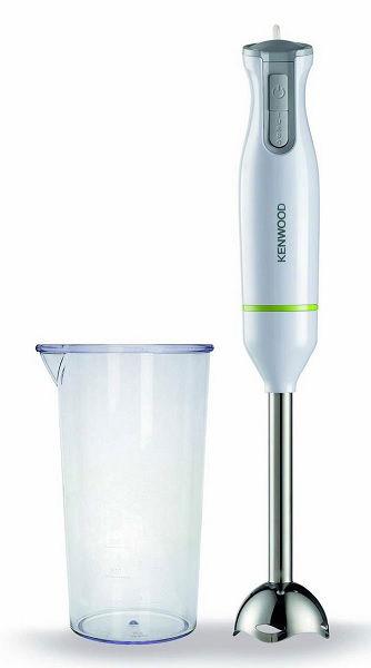 Kenwood Hand Blender, Stainless Steel Wand, 600W, 0.6L, Variable Speed Control, Turbo Function, Removable Wand, HBM02.001WH, White