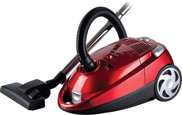 Kenwood Bagged Canister Vacuum Cleaner, Power 2400W, 5L Capacity, Silent System, Thermo Stop, Anti Bacteria, Pet Care, Telescopic Metal Handle, Flexible Hose, Floor Brush, Crevice Tool, Upholstery Brush, Parquet Brush, VCP50.000BR, Red