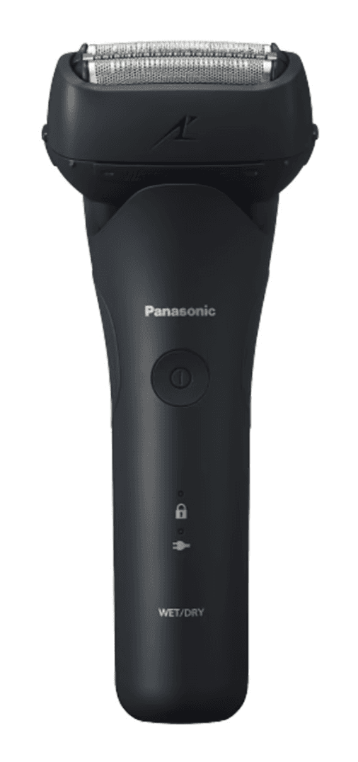 Panasonic 3 Blade Wet & Dry Cordless Shaver, 220V, Full Stainless Steel Electric Shaver for Men with Ultra-Fast Linear Motor, ESLT2BK722, Black