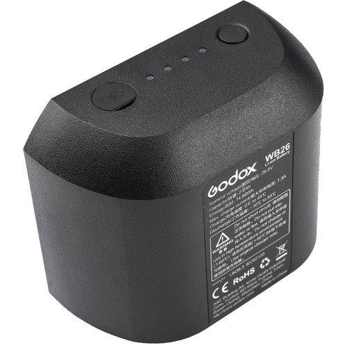 Godox WB26 Rechargeable Lithium-Ion Battery Pack for AD600Pro Flash (WB26)