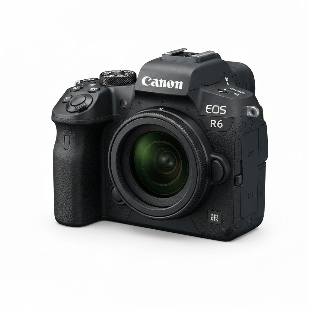 Canon EOS R6 II + Godox LED