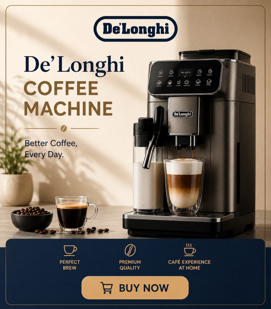 De'Longhi coffee machines — Better coffee, every day