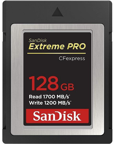 بطاقة ذاكرة Extreme PRO Cfexpress من سانديسك 128 جيجابايت (SDCFE-128G-GN4NN)