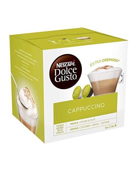 Nescafe Dolce Gusto Cappuccino Extra Cremoso 16 Capsules (CAPPUCCINO 186G)
