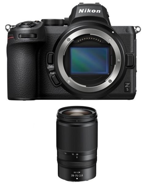 كاميرا نيكون Z5 بدون مرآة (VOA040AM)  +  عدسة 28-75مم f/2.8 + بطاقة عضوية