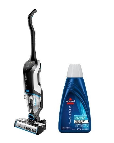 Bissell CrossWave Cordless Max Multi-surface Cleaner with Self Cleaning + Bissell Wash & Shine Hard floor solution (2767E)