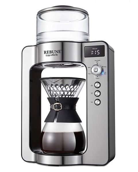 Rebune Coffee Machine, Arabica Coffee Dripper, 1 L, 1500 w (RE-6-027)