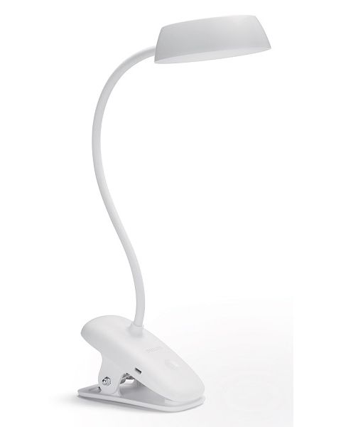 Philips LED Desk Light Donutclip White 2.3W 4000K 180lm