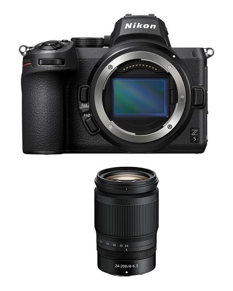 Nikon Z5 Body Only, Full Frame Mirrorless Camera + Nikkor Z 24-200mm f/4-6.3 VR Lens + NPM Card (VOA040AM)