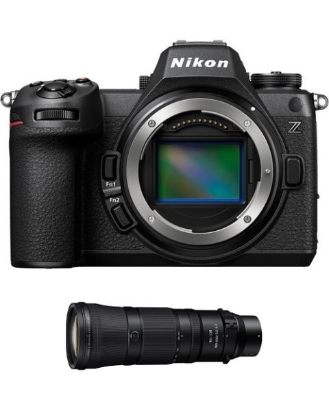 كاميرا Nikon Z6III بدون مرآة ذات إطار كامل + عدسة نيكون 180-600مم + بطاقة العضوية (VOA130AM)