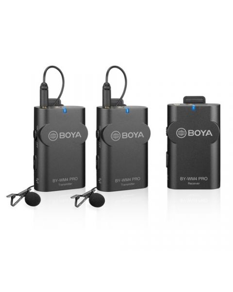 Boya Dual-Channel Digital Wireless Microphone (BY-WM4-PR0-KIT2)