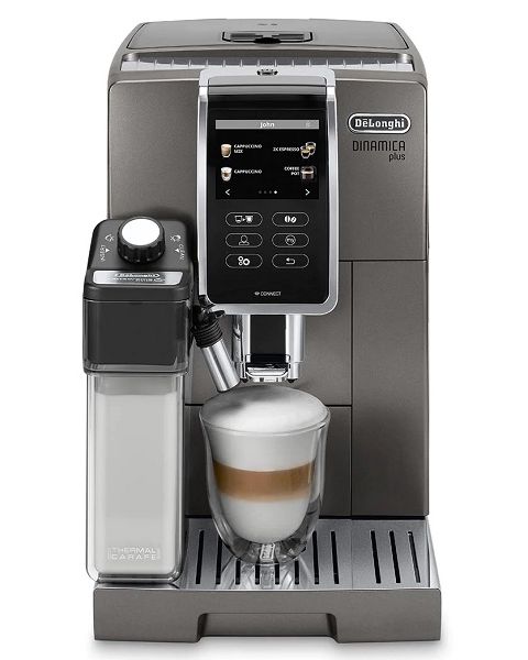 ديلونجي ديناميكا بلس ECAM370.95.T ماكينة قهوة + 500ريال قسيمة شرائية من باتشي (DLECAM370.95.T)