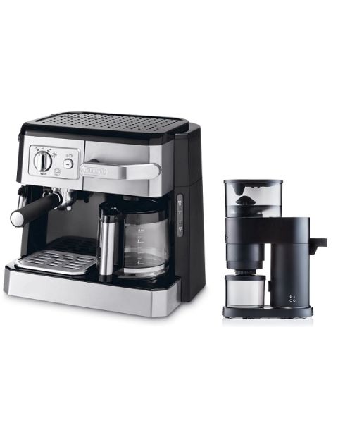 De'longhi Espresso Combi Machine BCO420 (DLBCO420-BC920 ) + Barista & Co Coffee Grinder