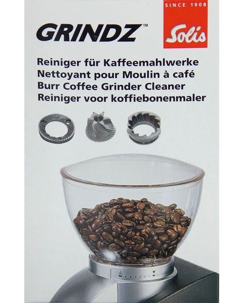 Solis Grindz Coffee Grinder Cleaning Package with 3 x 35 gram bags
