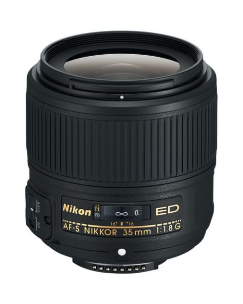نيكون AF-S NIKKOR 35mm f/1.8G ED Lens (JAA137DA)
