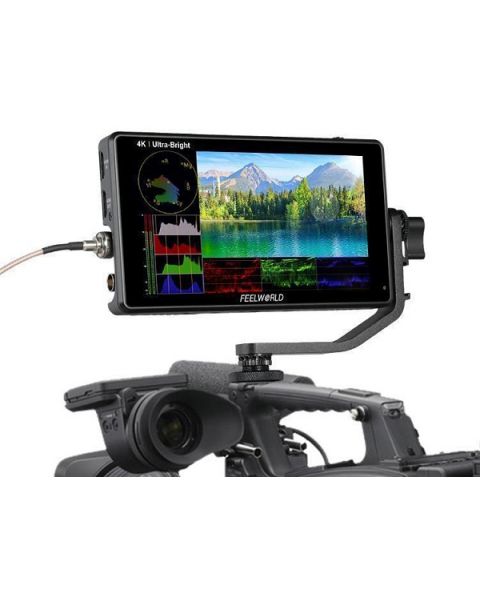 FEELWORLD LUT6S 6 Inch 2600nits HDR/3D LUT Touch Screen DSLR Camera Field Monitor (FEELWORLD-LUT6S)