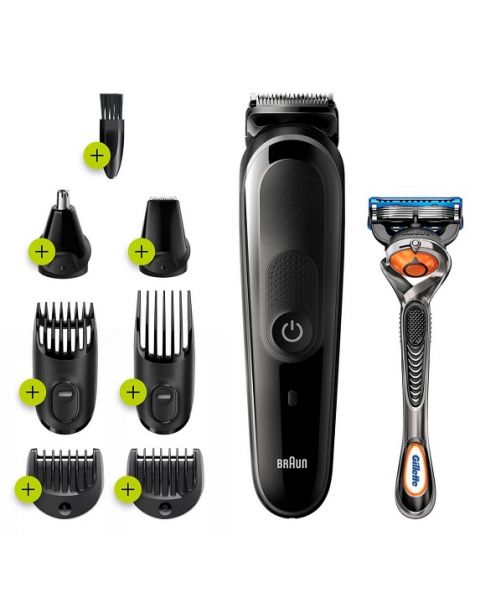 Braun All-in-One trimmer 5 for Face, Hair, and Body 8-in-1 (MGK5260)