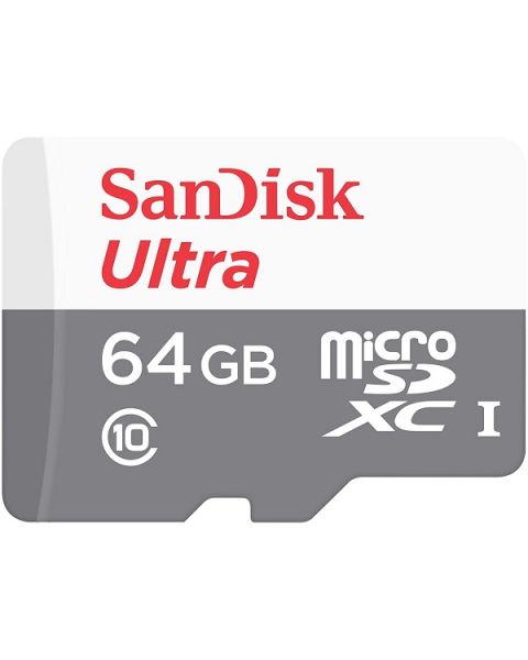 SanDisk Ultra microSDXC 64GB 100MB/s Class 10 UHS-I (SDSQUNR-064G-GN3MN)