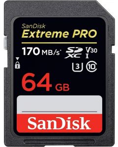 سانديسك بطاقة ذاكرة  PRO SDHC / SDXC UHS-I سعة 64 جيجابايت (SDSDXXY-064G-GN4IN)