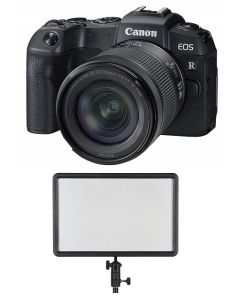 Canon EOS RP with RF 24-105mm F4-7.1 IS STM Lens + Godox LEDP260C LED Panel (EOSRP-24-105)
