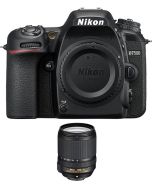 كاميرا نيكون D7500 هيكل فقط  (VBA510AM) + عدسة نيكون AF-S VR 18-140