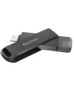 SanDisk iXpand Flash Drive Luxe 64GB - USB-C + Lightning - USB Type-C devices (SDIX70N-064G-GN6NN)